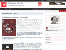 Tablet Screenshot of nechamabrodie.bookslive.co.za