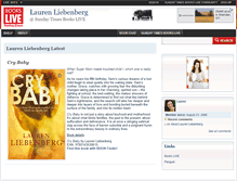 Tablet Screenshot of laurenliebenberg.bookslive.co.za