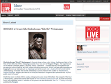 Tablet Screenshot of muse.bookslive.co.za