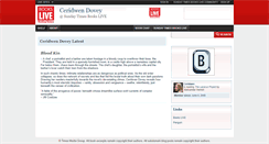 Desktop Screenshot of ceridwendovey.bookslive.co.za
