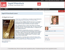 Tablet Screenshot of ingridwinterbach.bookslive.co.za