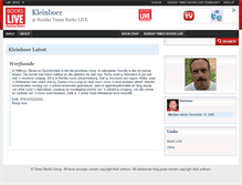 Tablet Screenshot of kleinboer.bookslive.co.za