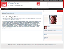 Tablet Screenshot of fionacoyne.bookslive.co.za