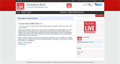 Desktop Screenshot of emmaleenkriel.bookslive.co.za