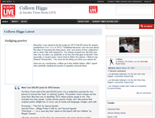 Tablet Screenshot of colleenhiggs.bookslive.co.za