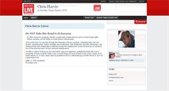 Desktop Screenshot of chrisharvie.bookslive.co.za