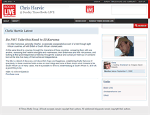 Tablet Screenshot of chrisharvie.bookslive.co.za
