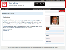 Tablet Screenshot of ericmiyeni.bookslive.co.za