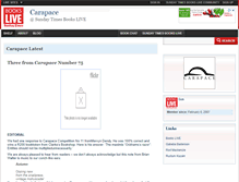 Tablet Screenshot of carapace.bookslive.co.za