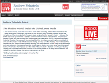 Tablet Screenshot of andrewfeinstein.bookslive.co.za