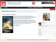 Tablet Screenshot of makhosazanaxaba.bookslive.co.za