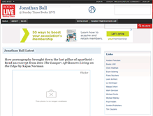 Tablet Screenshot of jonathanball.bookslive.co.za