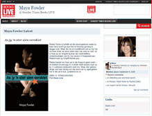 Tablet Screenshot of mayafowler.bookslive.co.za