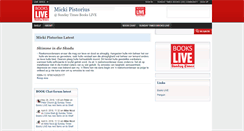 Desktop Screenshot of mickipistorius.bookslive.co.za