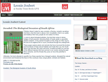 Tablet Screenshot of leoniejoubert.bookslive.co.za